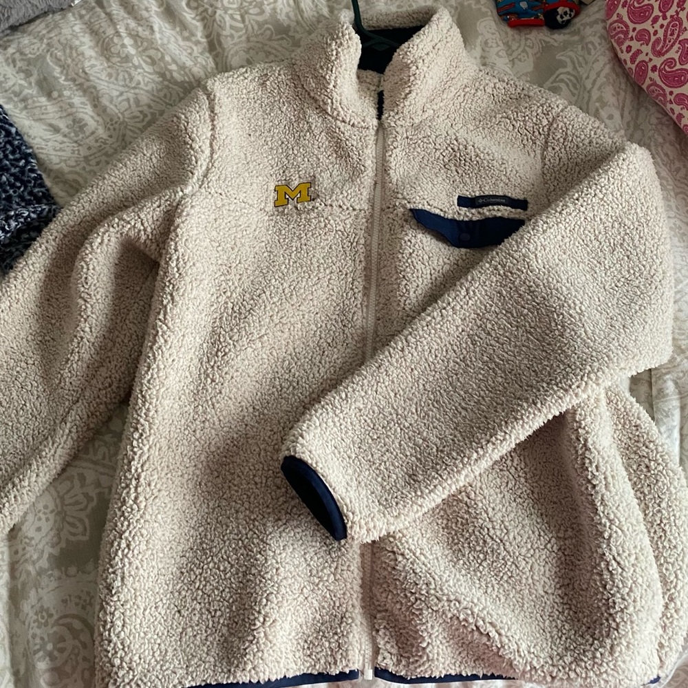 University of Michigan Columbia fleece zip-up